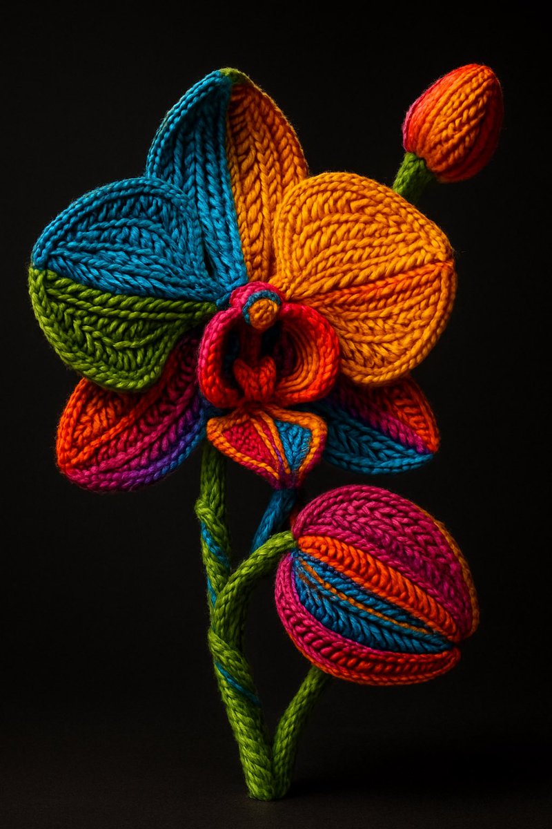 五颜六色的针织