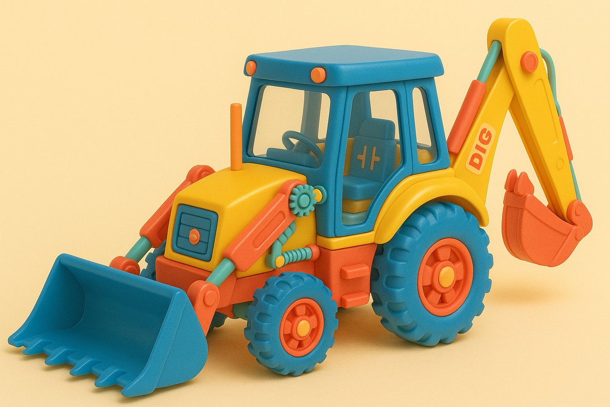 自定义纹理的复古玩具