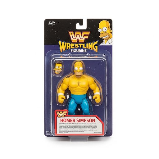 90年代风格的摔跤人物