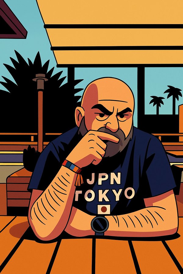 90年代美国卡通片定格动画风格插画