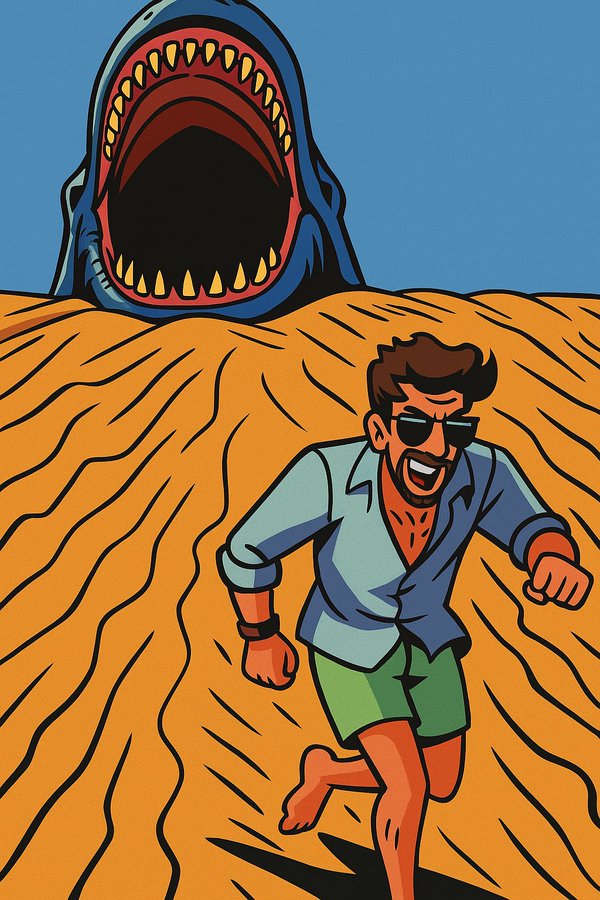 90年代美国卡通片定格动画风格插画