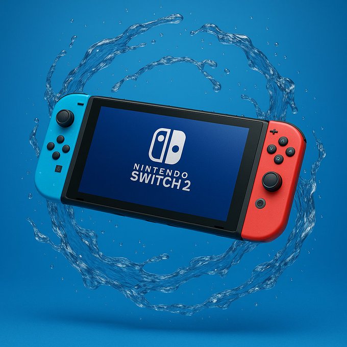 被优雅水漩涡环绕的品牌产品