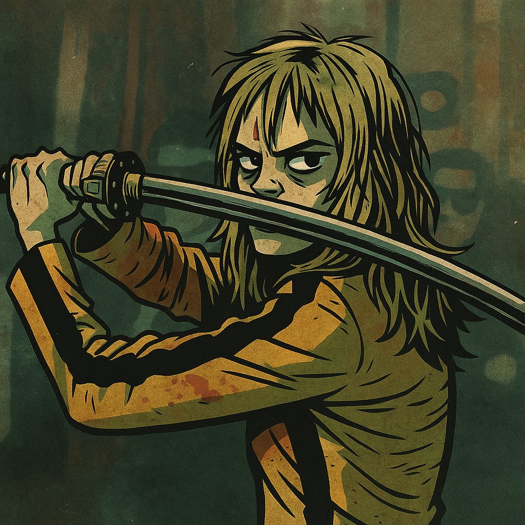 街头顽童（Gorillaz）风格插画