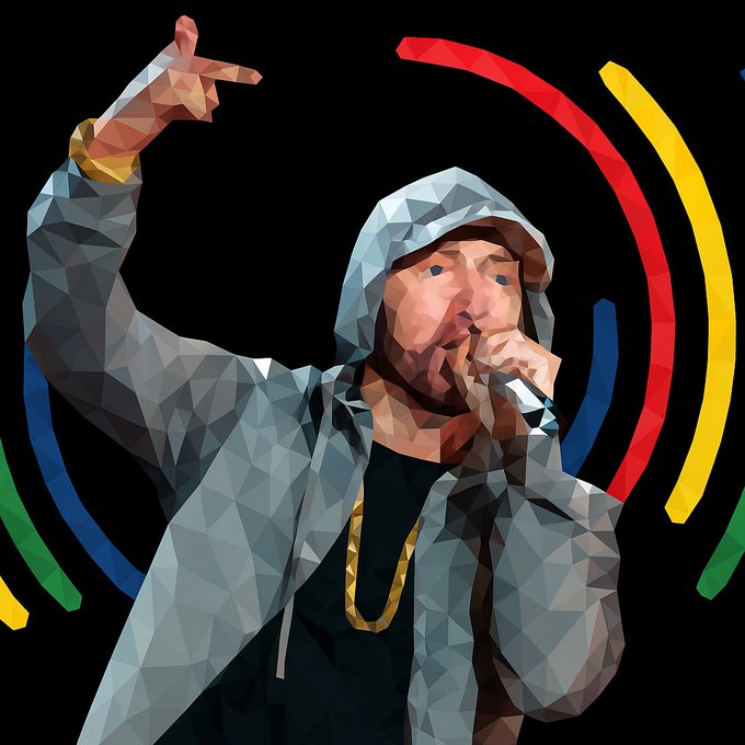 低多边形马赛克风格