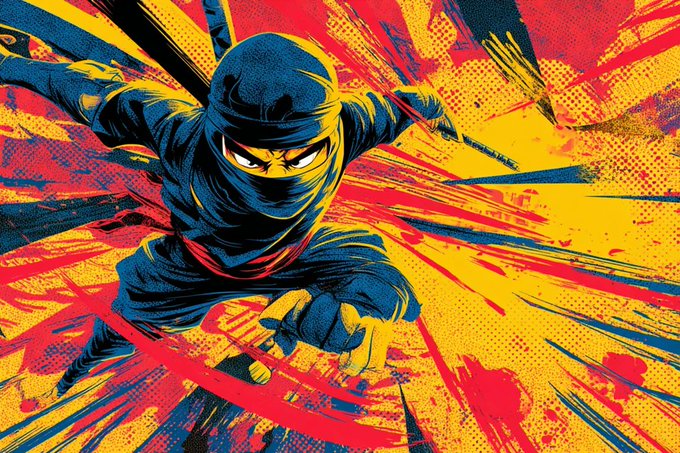 复古漫画风格卡通插画