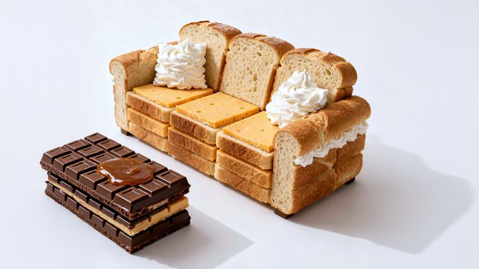 照片级逼真的概念食物艺术肖像