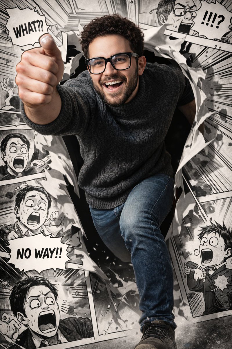 冲破次元壁的写实漫画跑者