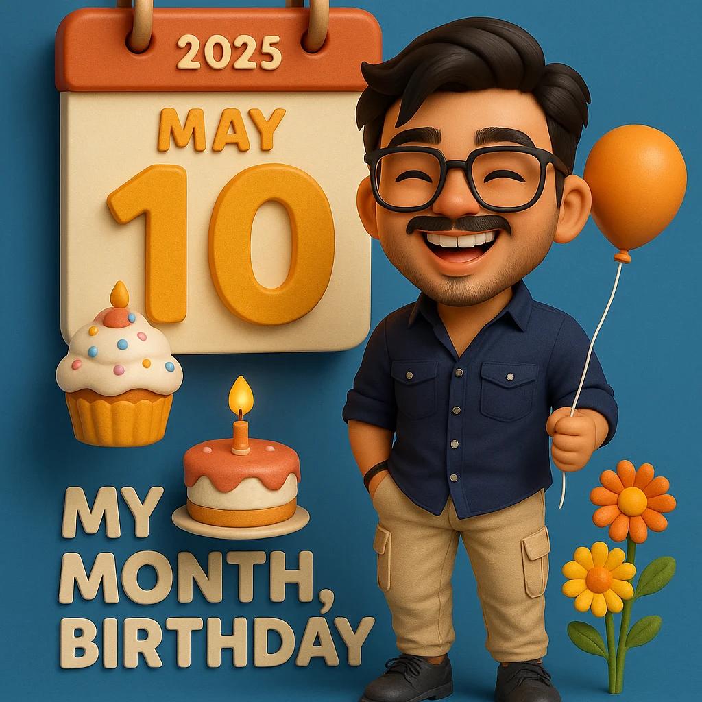 使用GPTAI打造个性化2025生日主题3D插图