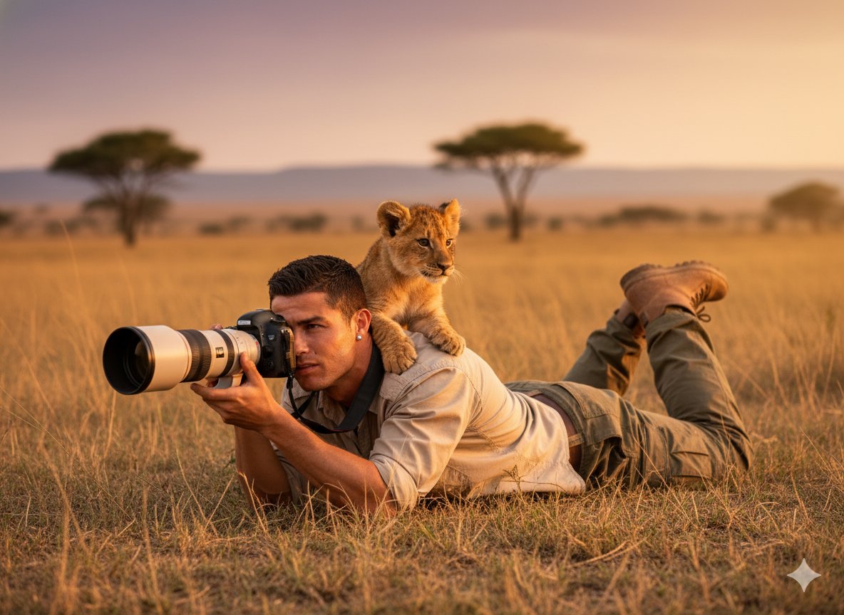 AI生成超写实野生动物探险照片，打造你的专属野生旅程