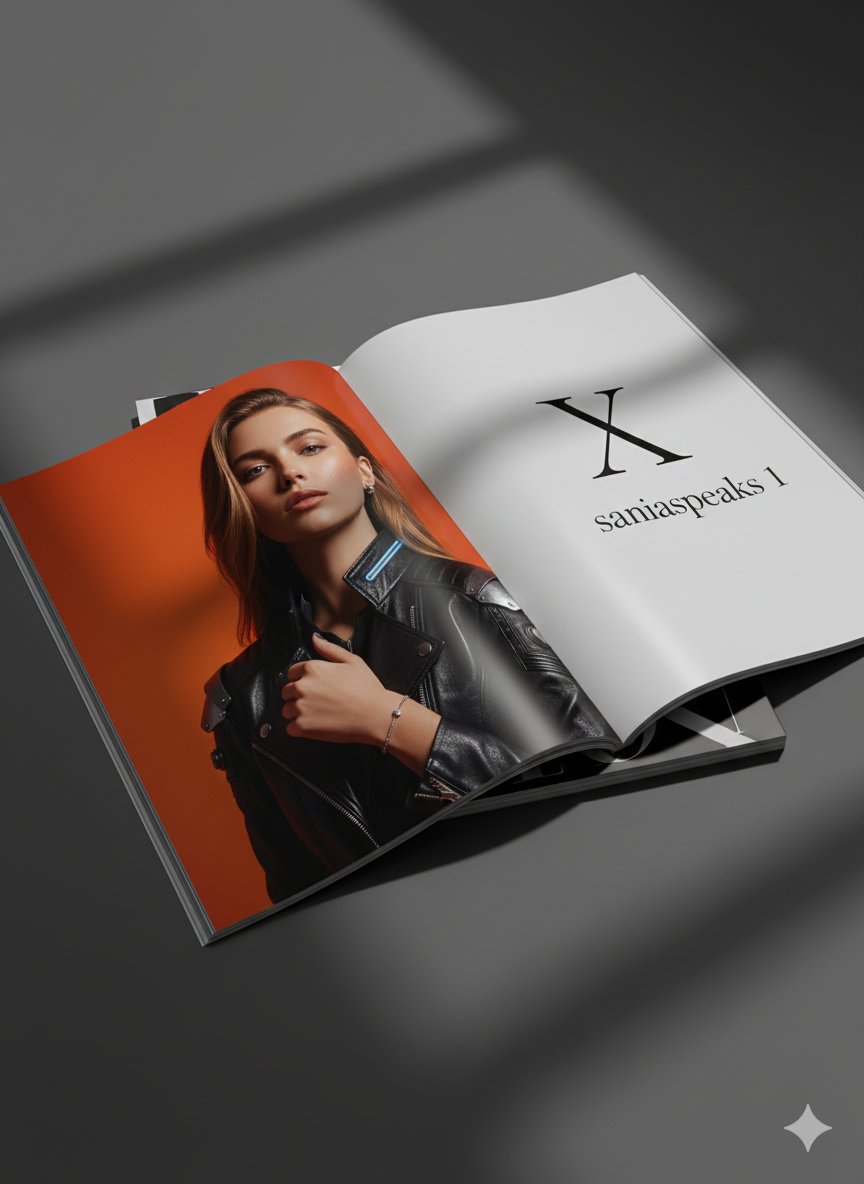 Google AI Studio Gemini 2.5 Pro打造超逼真高端时尚杂志风格图片