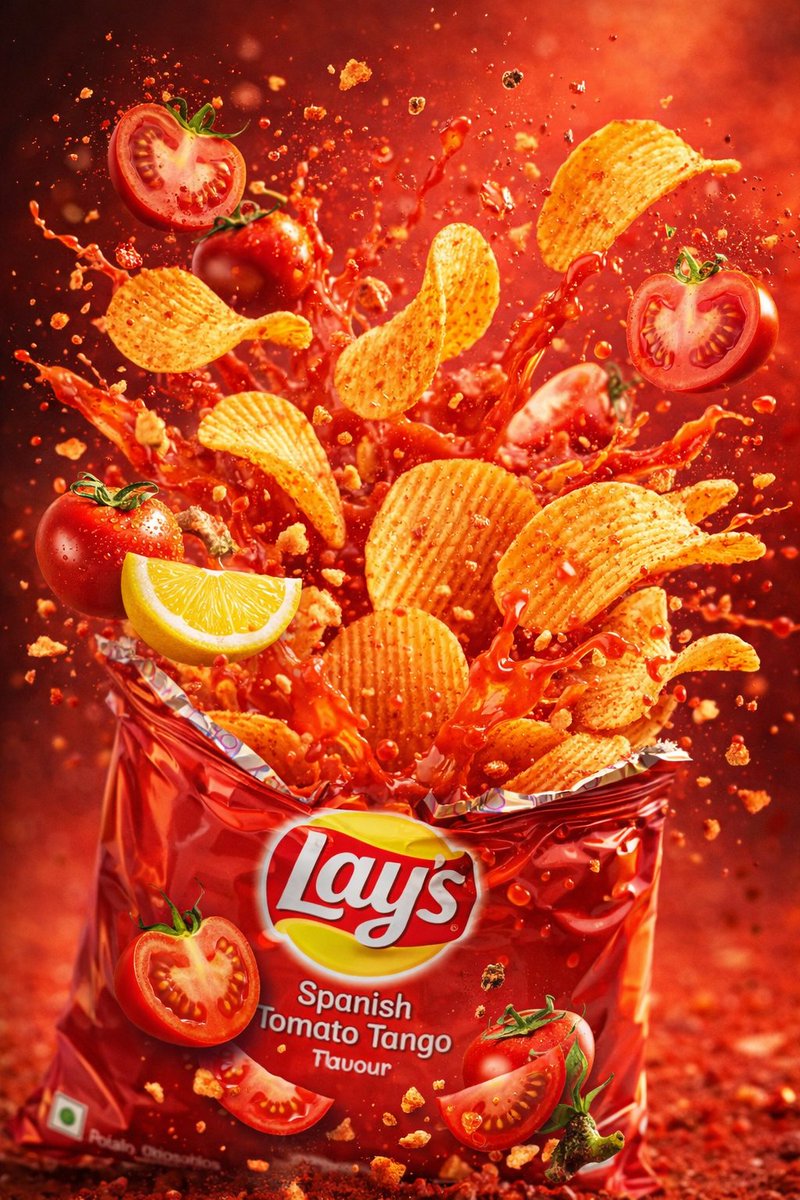 "prompt name": "Lays Spanish Tomato Tango Explosion",