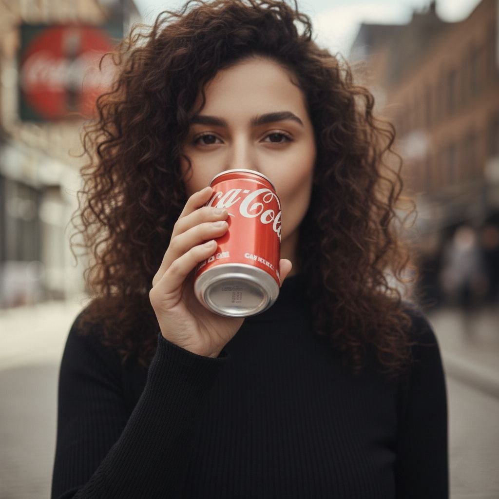 Cinematic lifestyle video shot on a city street with soft bac...