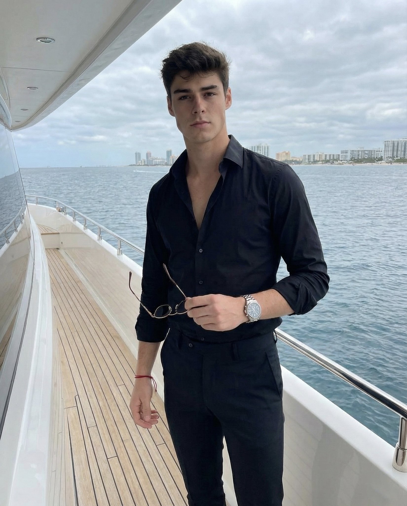 { "composition": { "framing": "mid length portrait from upper...