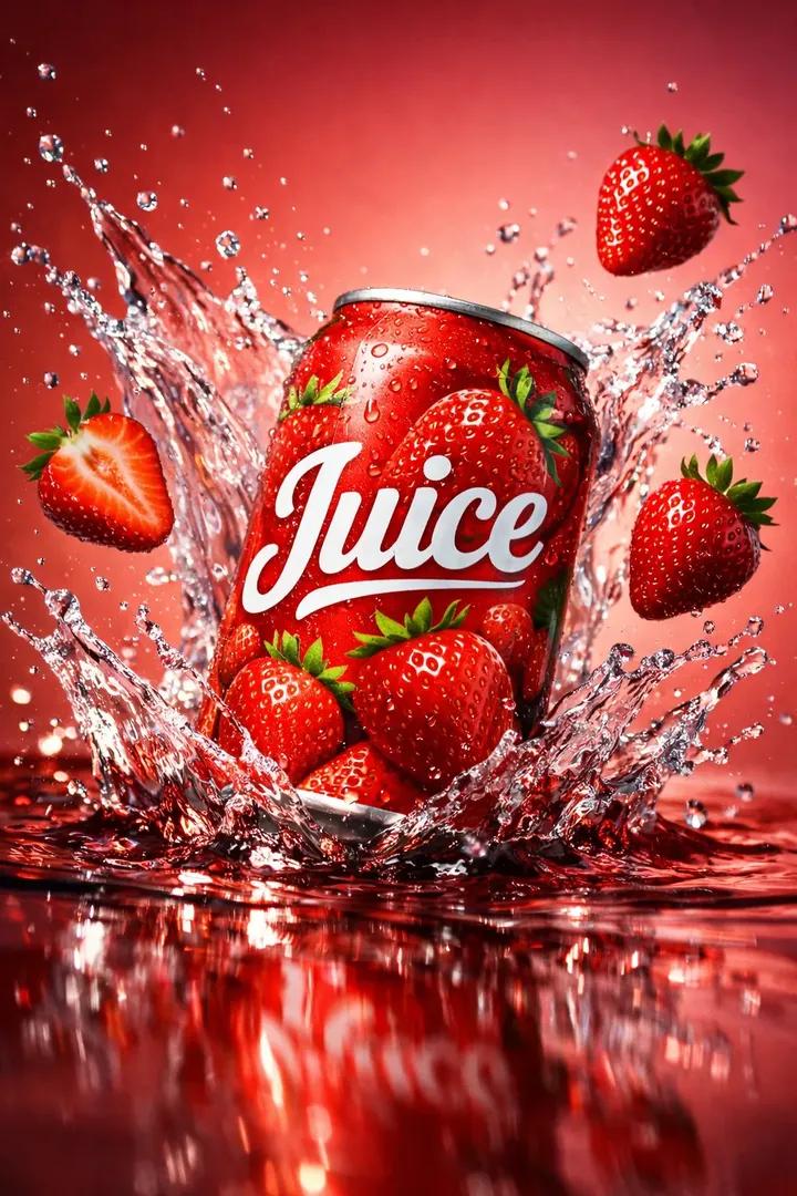 Ultra realistic cinematic beverage product photography of a v...