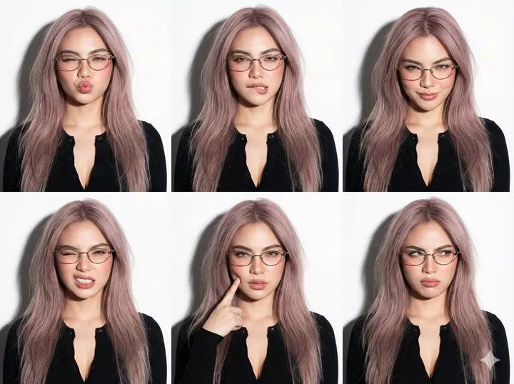 A professional photo collage in a 2x3 grid layout featuring s...