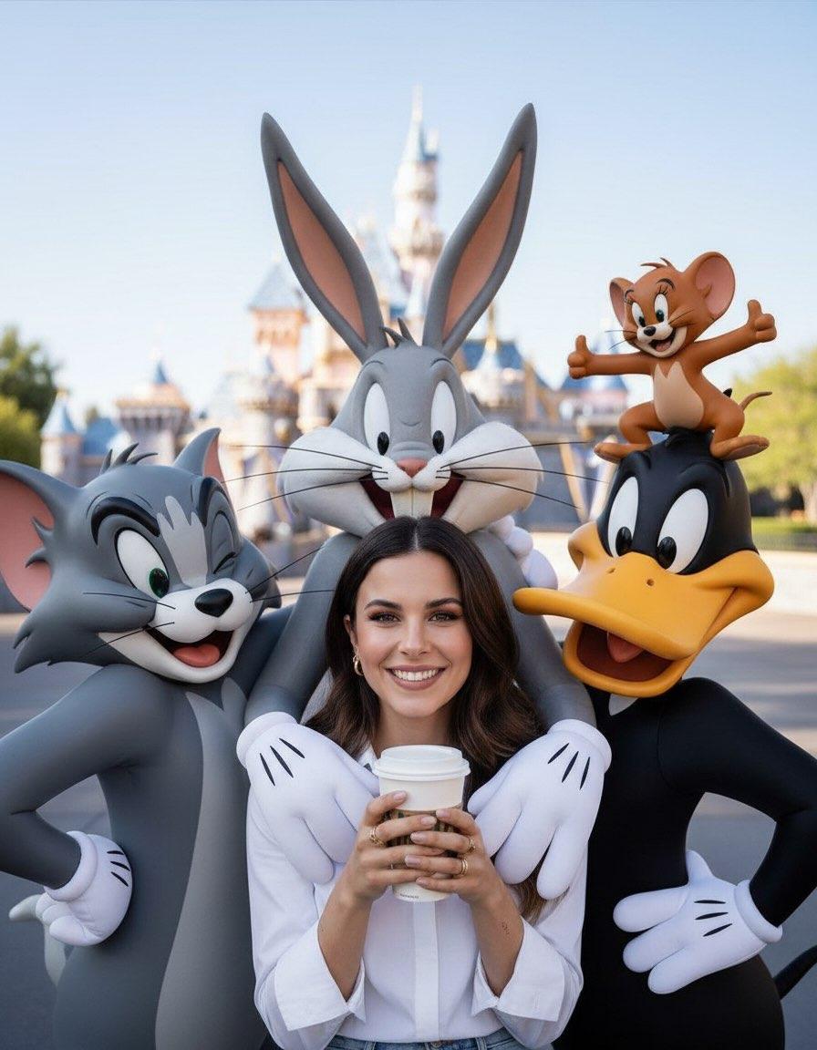 "Objective": "Create a cheerful lifestyle portrait set in a m...