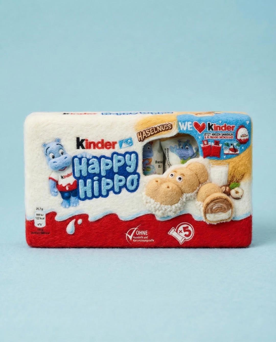 "prompt": "A realistic, needle felted sculpture of a product...