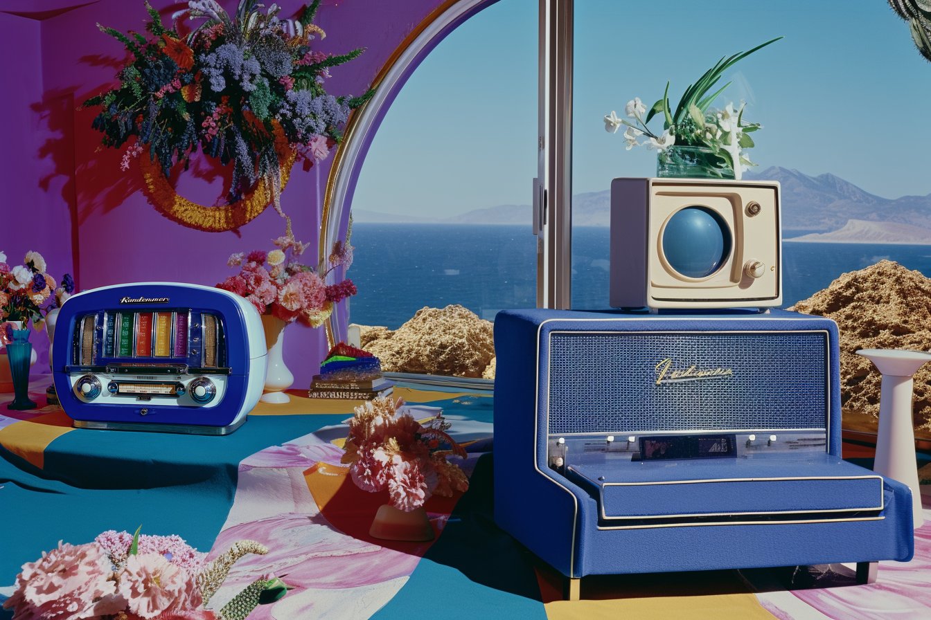 RetroFuturistic Midjourney Style Reference