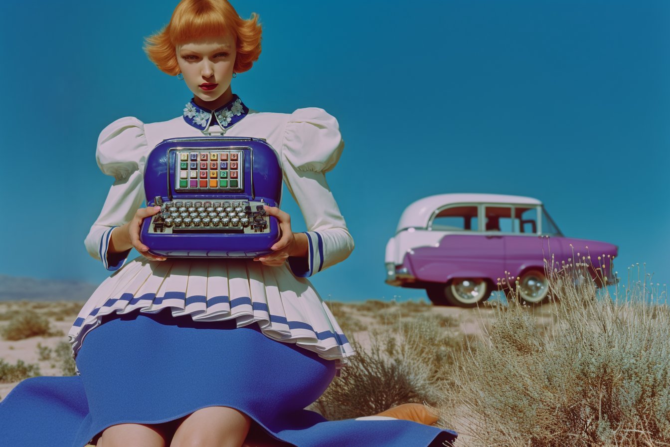 RetroFuturistic Midjourney Style Reference