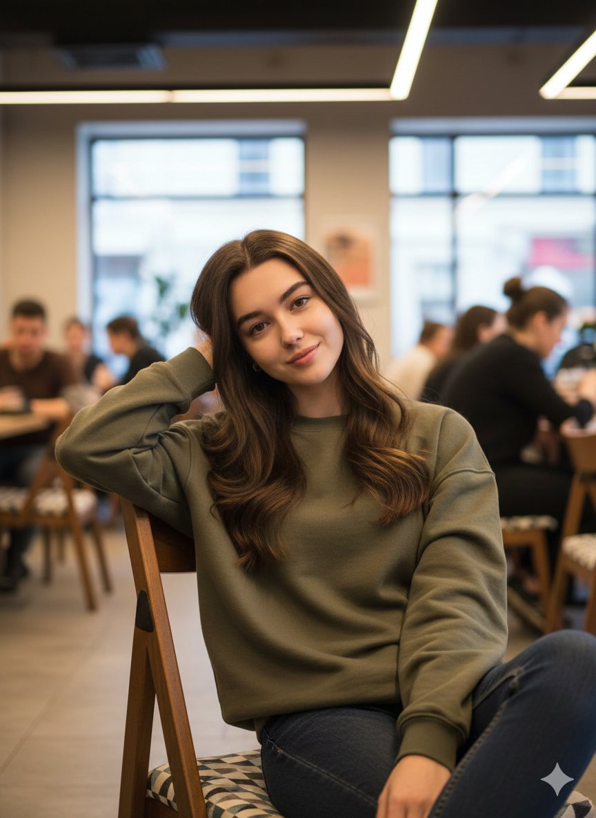 "prompt": "Ultra realistic indoor lifestyle portrait of a you...