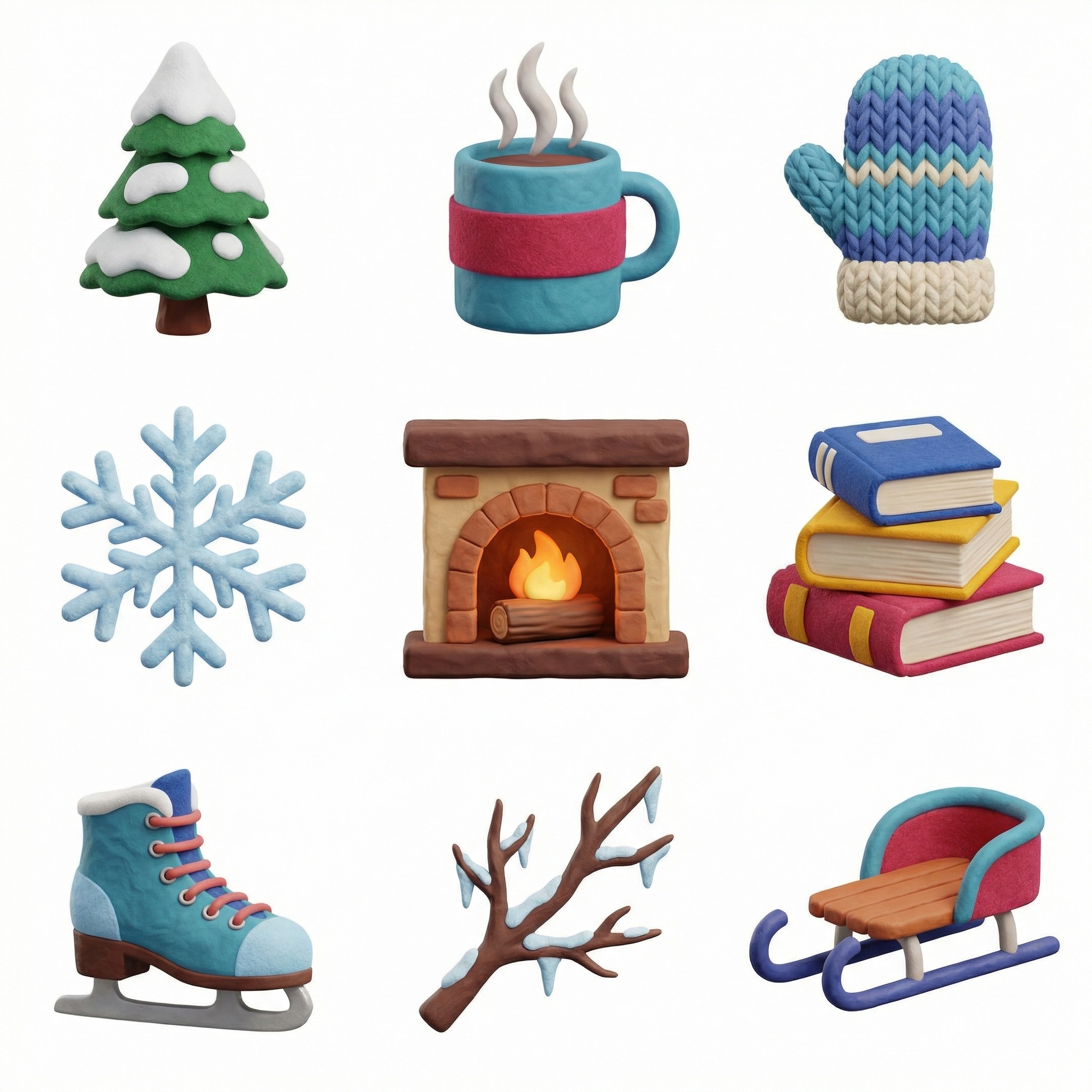 Create a collection of icons representing [a theme], they bel...