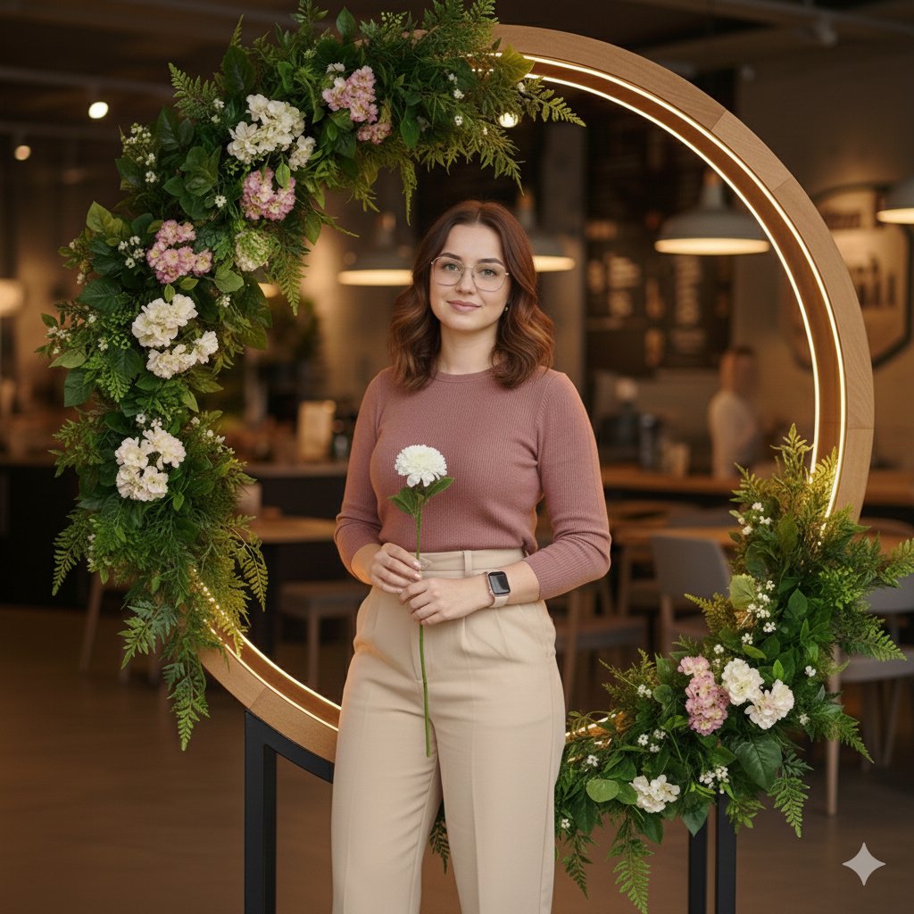 Create an ultra realistic, high end lifestyle portrait of one...