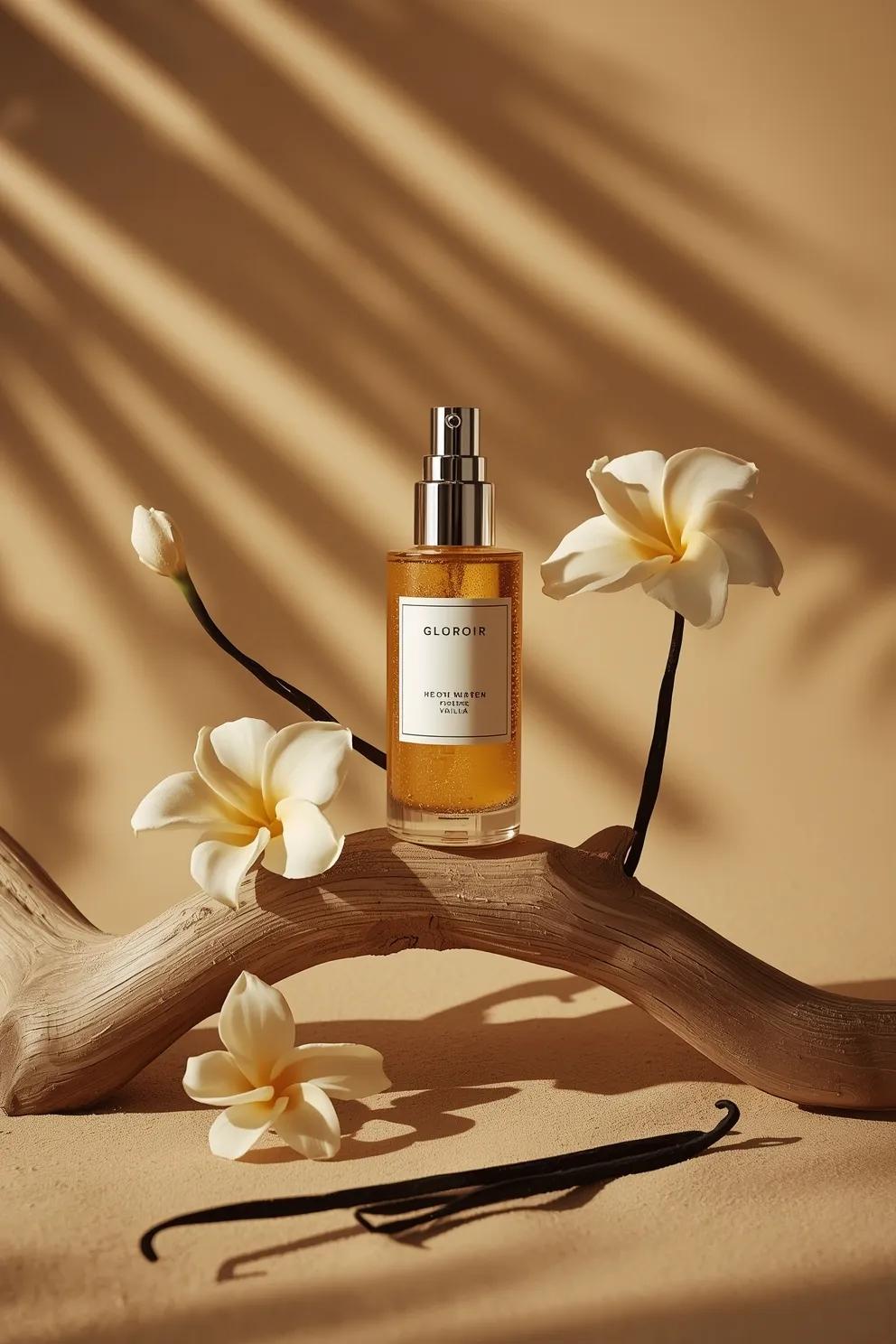 Ultra cinematic luxury skincare product photography of a tran...