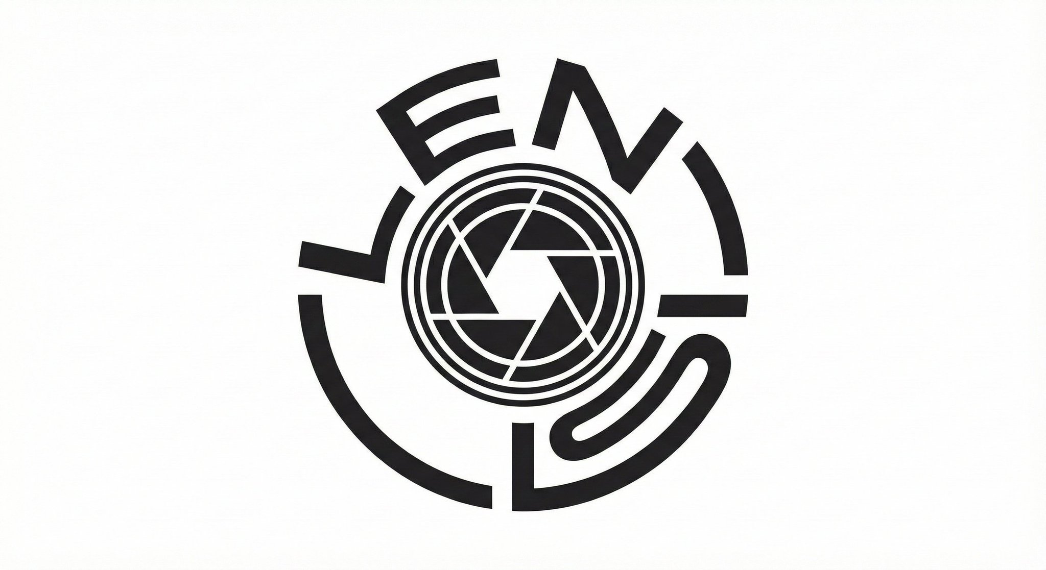 A minimalist logo design where the word "[WORD]" is transform...