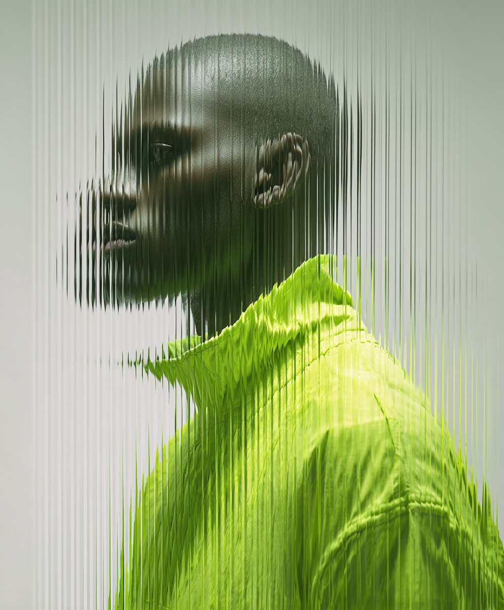 portrait of a [SUBJECT DESCRIPTION], photographed entirely th...