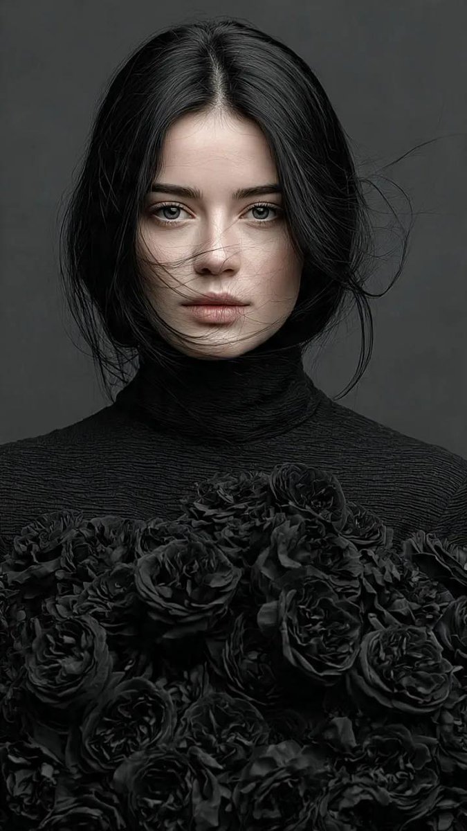 "Objective": "Create a cinematic fine art portrait with gothi...