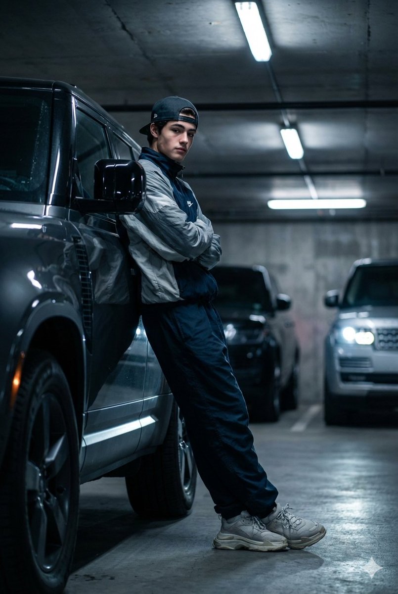 Hyper realistic low angle closeup front shot of a young man u...