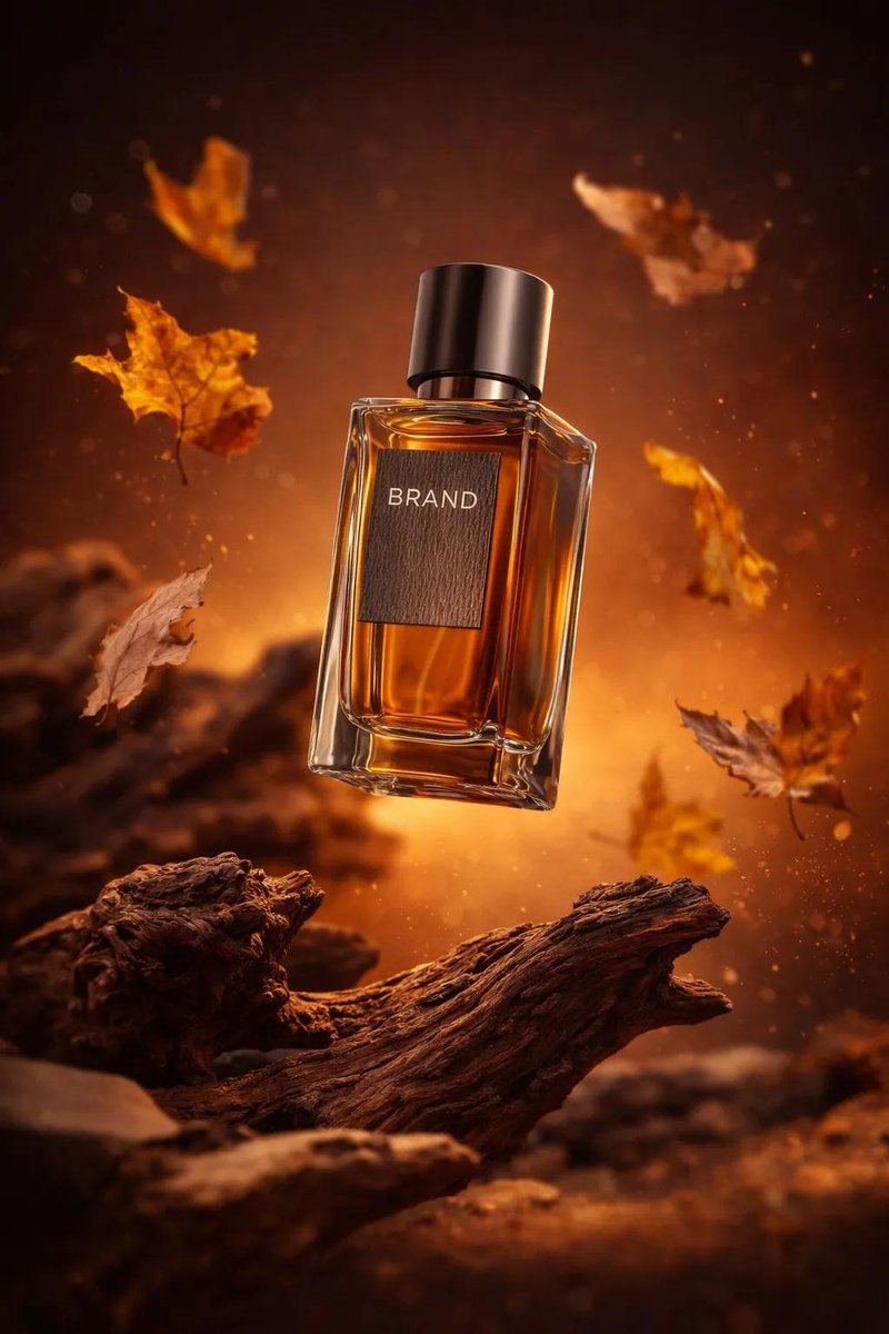 Ultra realistic luxury perfume product shot (9: 16, 4K). A cl...