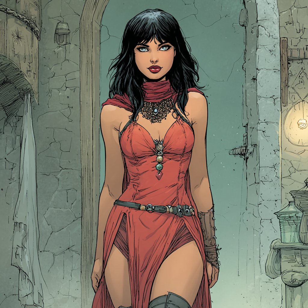 Here’s a new Midjourney style reference for comics and graphi...