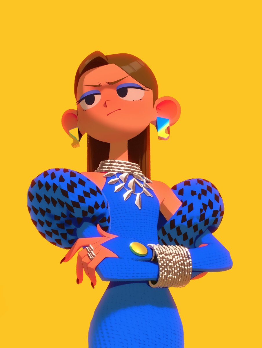 Cool midjourney niji blend for characters