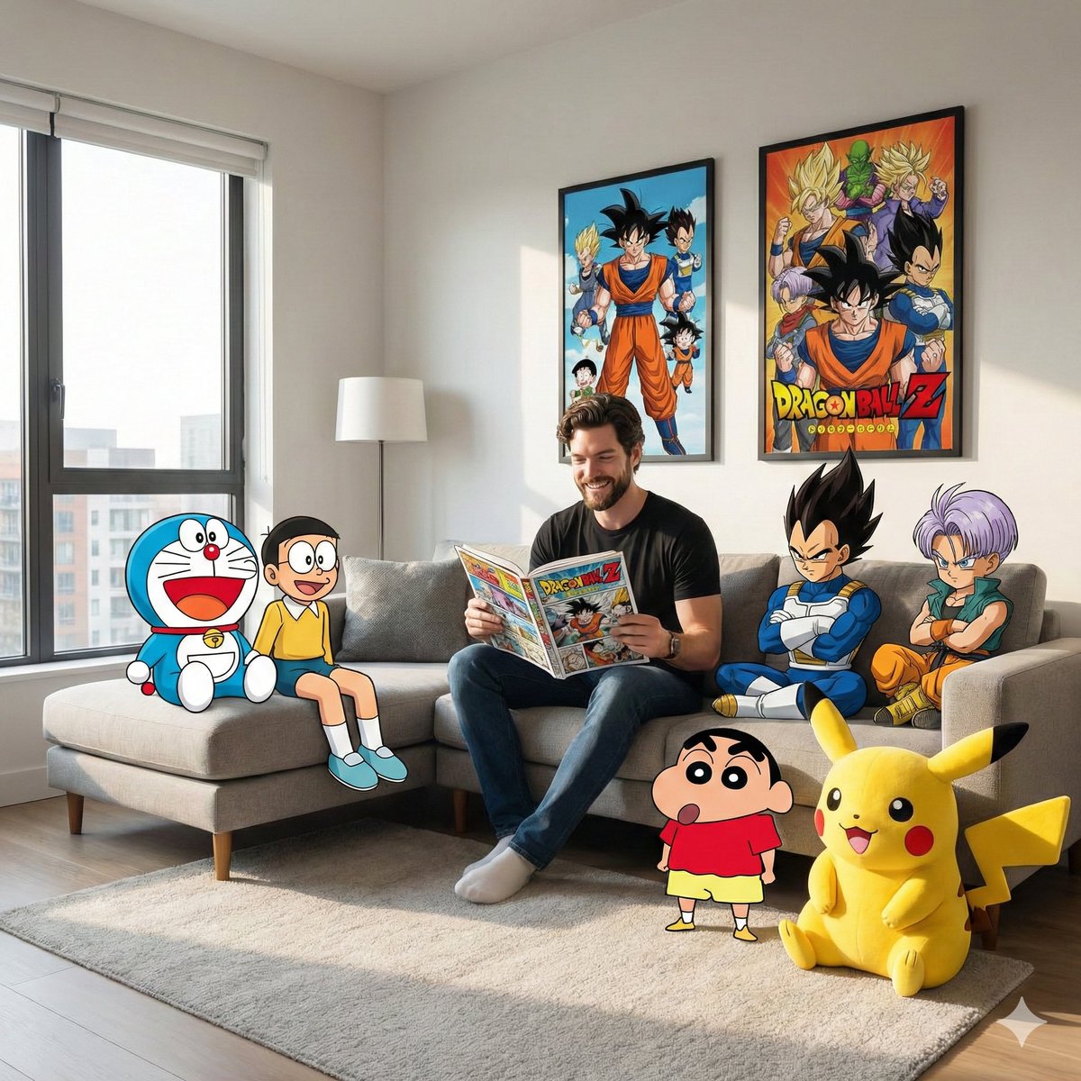 A high fidelity, wide angle interior shot captures a surreal,...