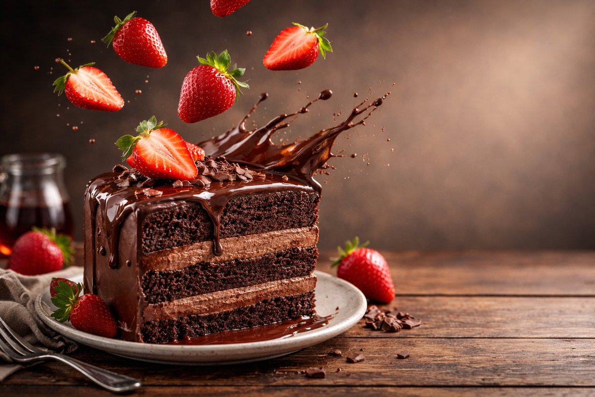 Advertising style food photography of a stack of pancakes arr...