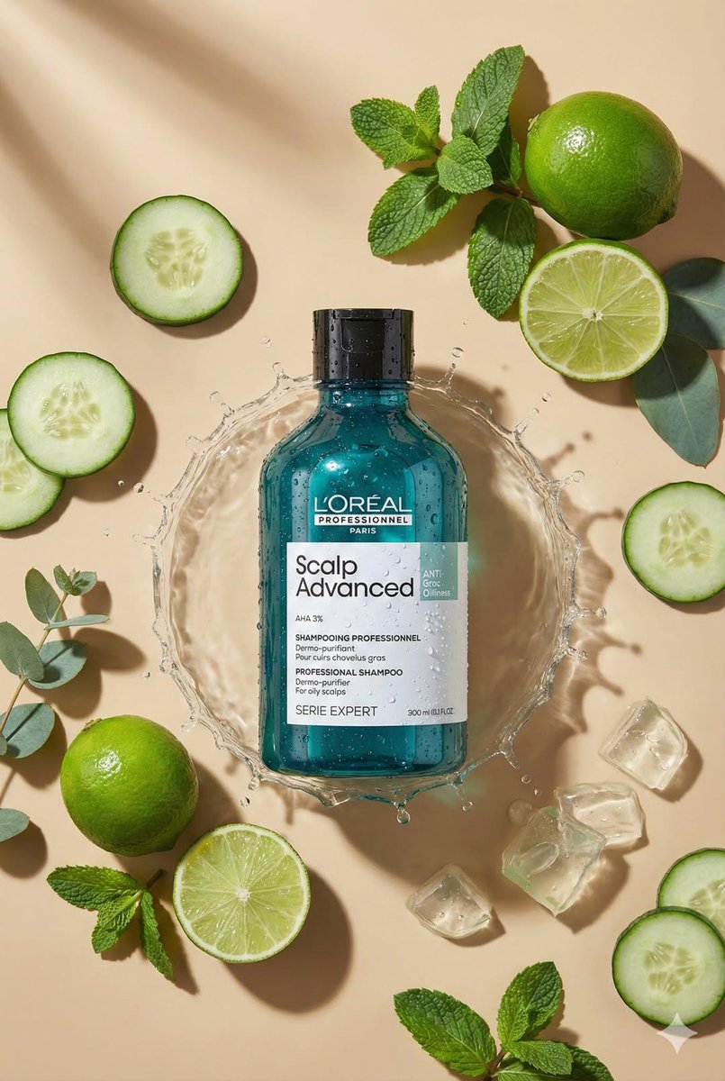 Create top down flat lay product photo. Use the uploaded prod...