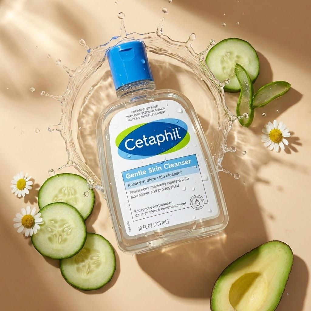 [product], centered top down flat lay, surrounded by [ingredi...