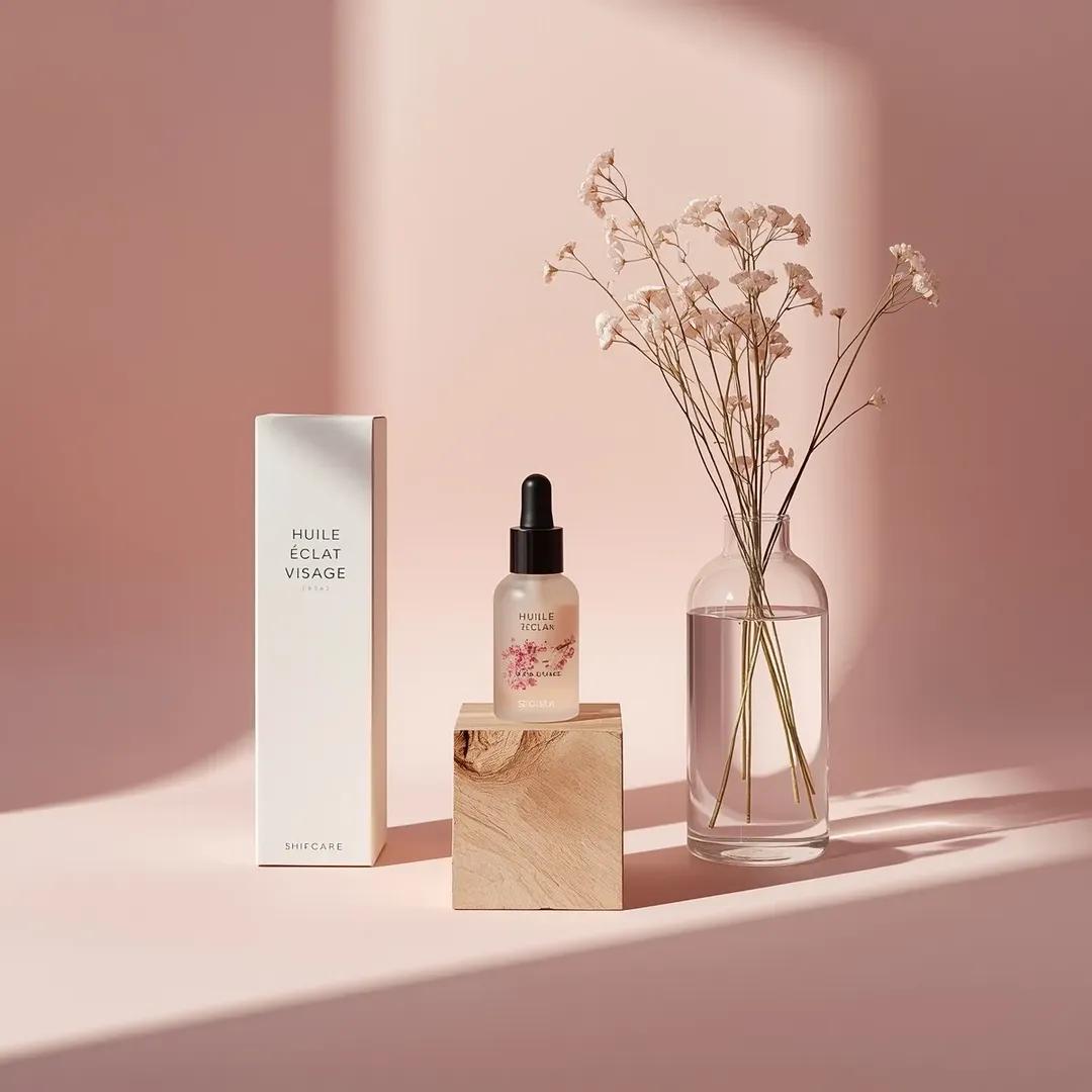 Ultra realistic minimalist studio product photography of a sm...