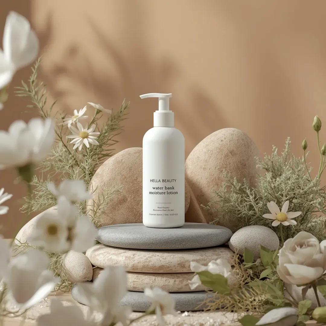 Ultra high end photorealistic commercial skincare product pho...