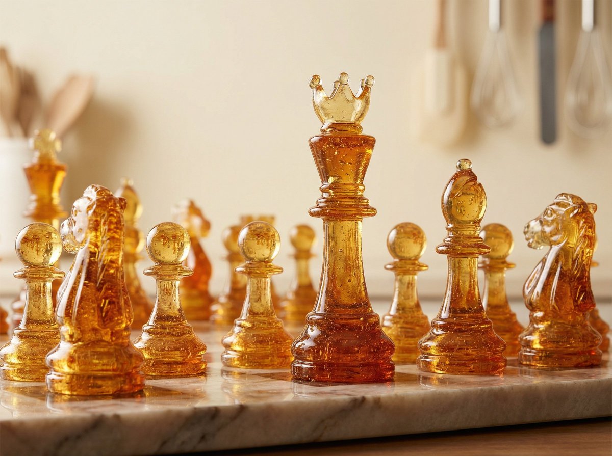 A [PRODUCT] rendered as if built entirely from pulled and blo...