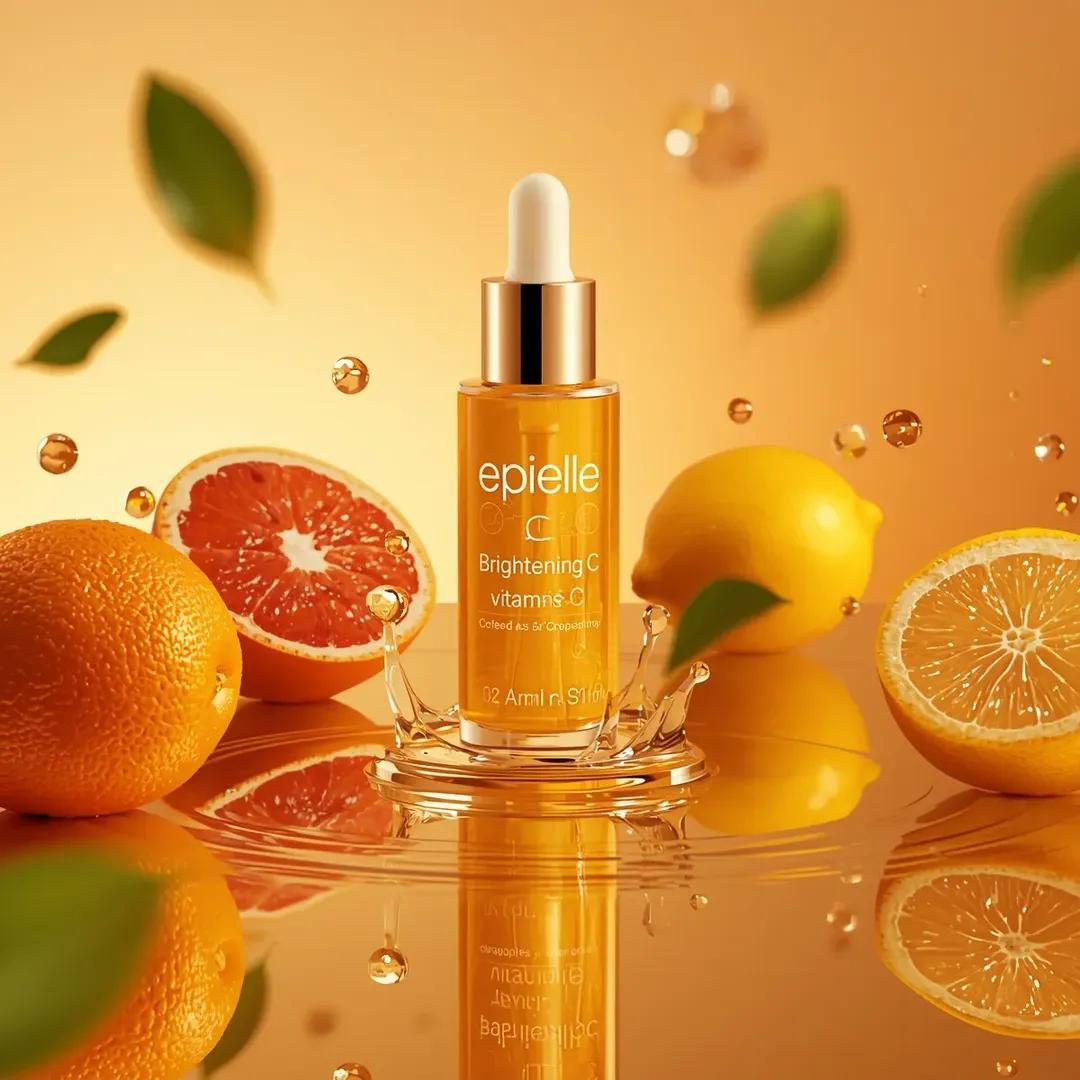 Ultra high end photorealistic skincare product photography fe...