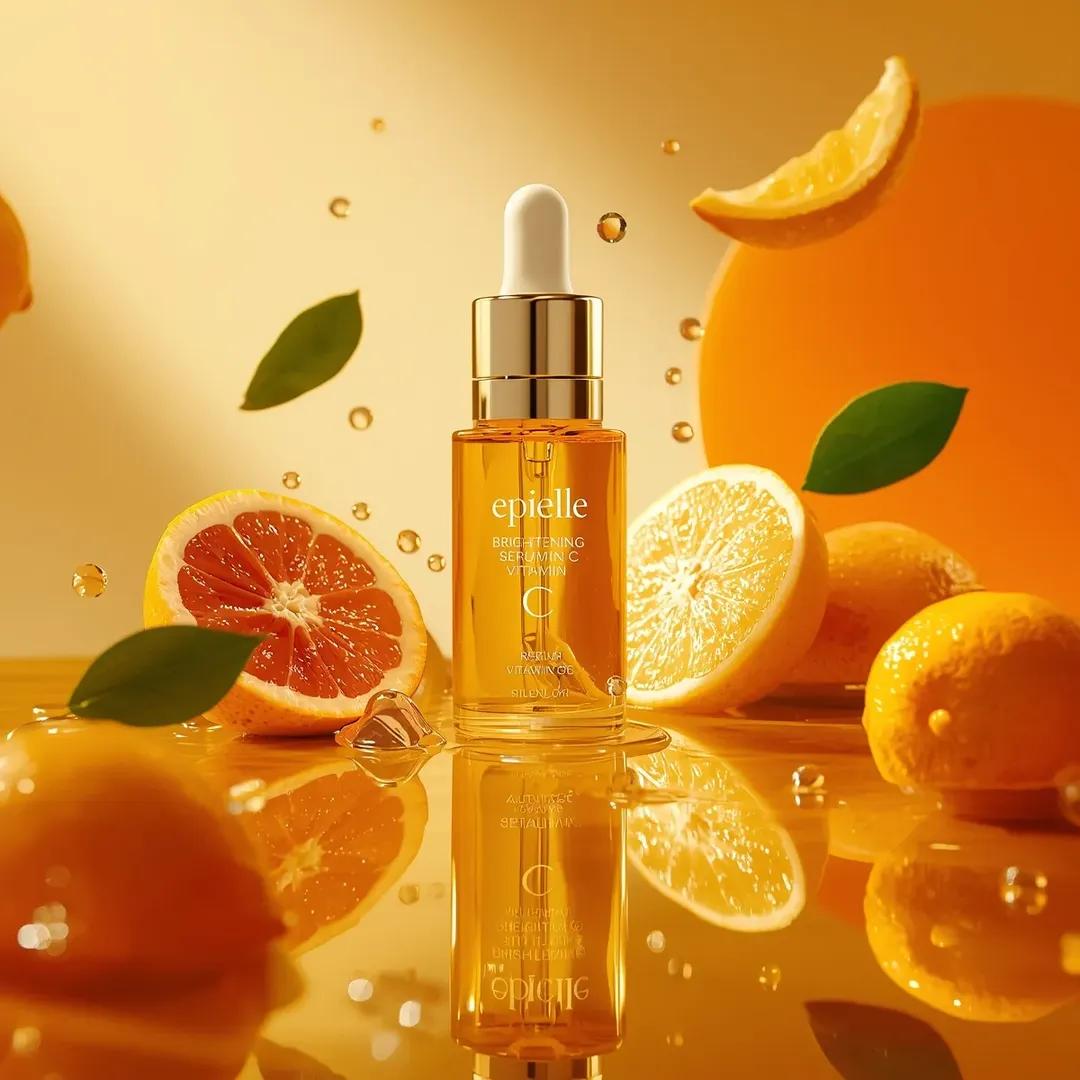 Ultra high end photorealistic skincare product photography fe...