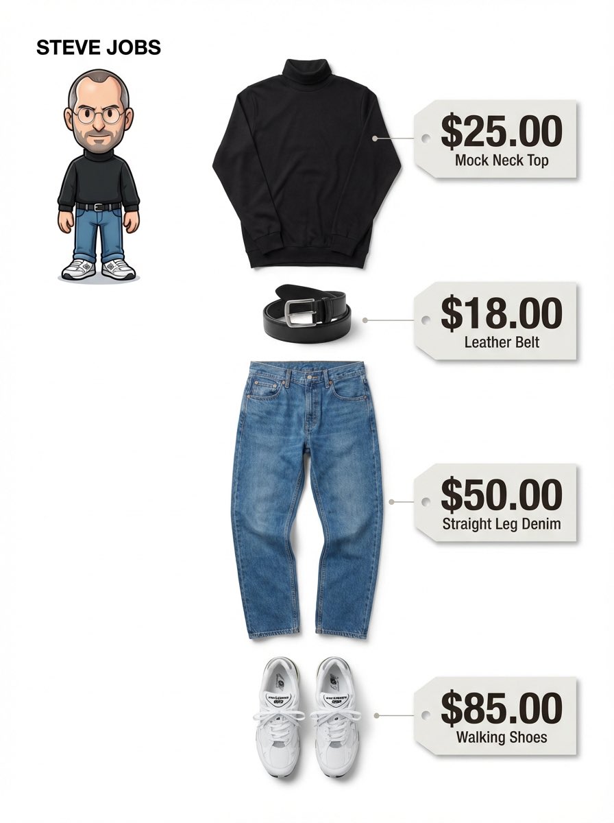 Create a clean, minimalist fashion infographic from an upload...