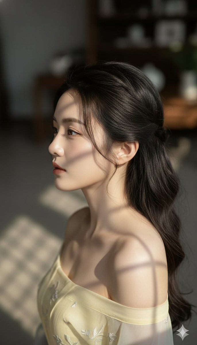 High fashion cinematic surrealism. A top down, 90 degree over...