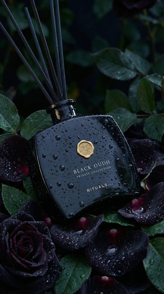 Ultra realistic luxury product photography of a black glass r...