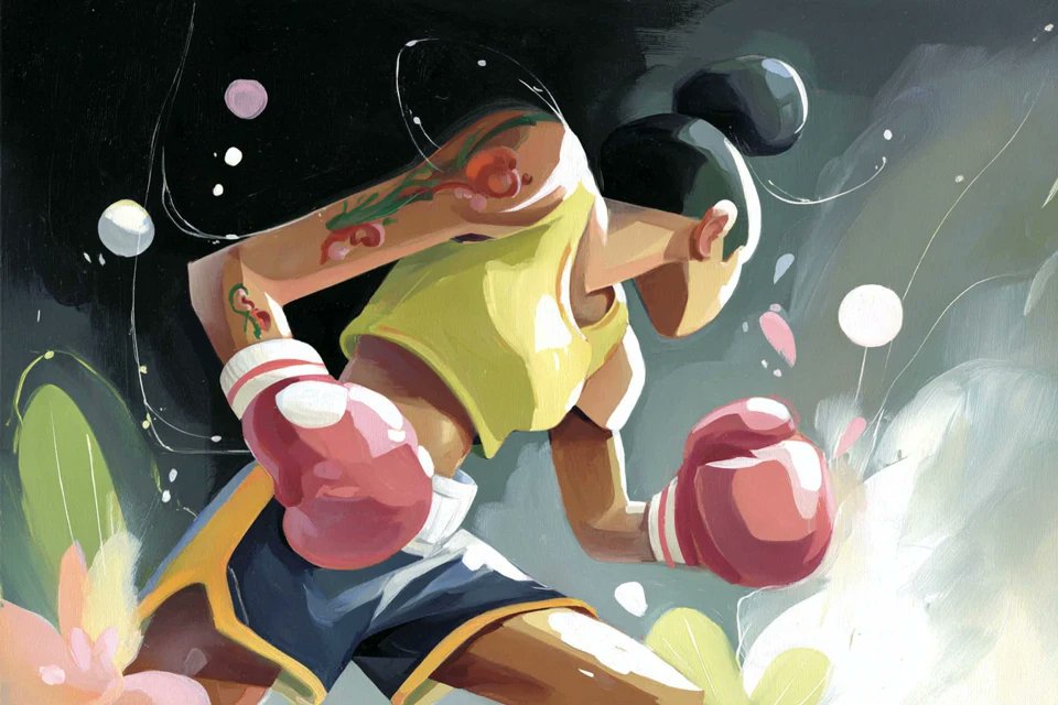 Newly created style on Midjourney