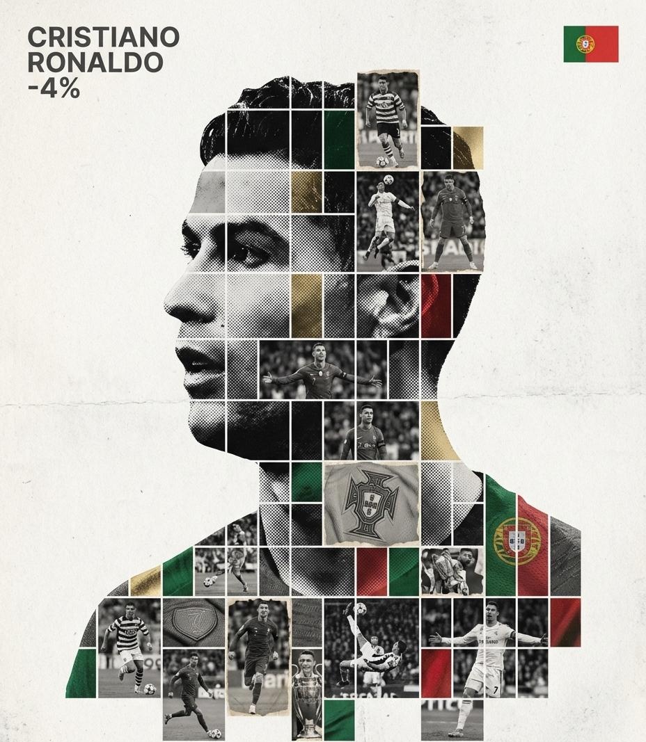 Create a refined, gallery quality tribute poster built around...