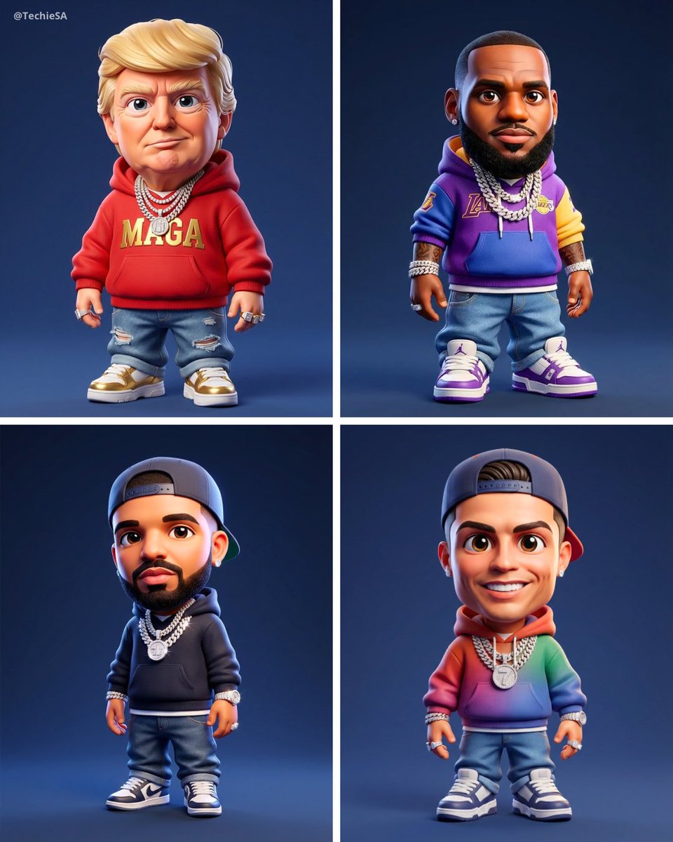 Maintaining the facial features of all creatures…