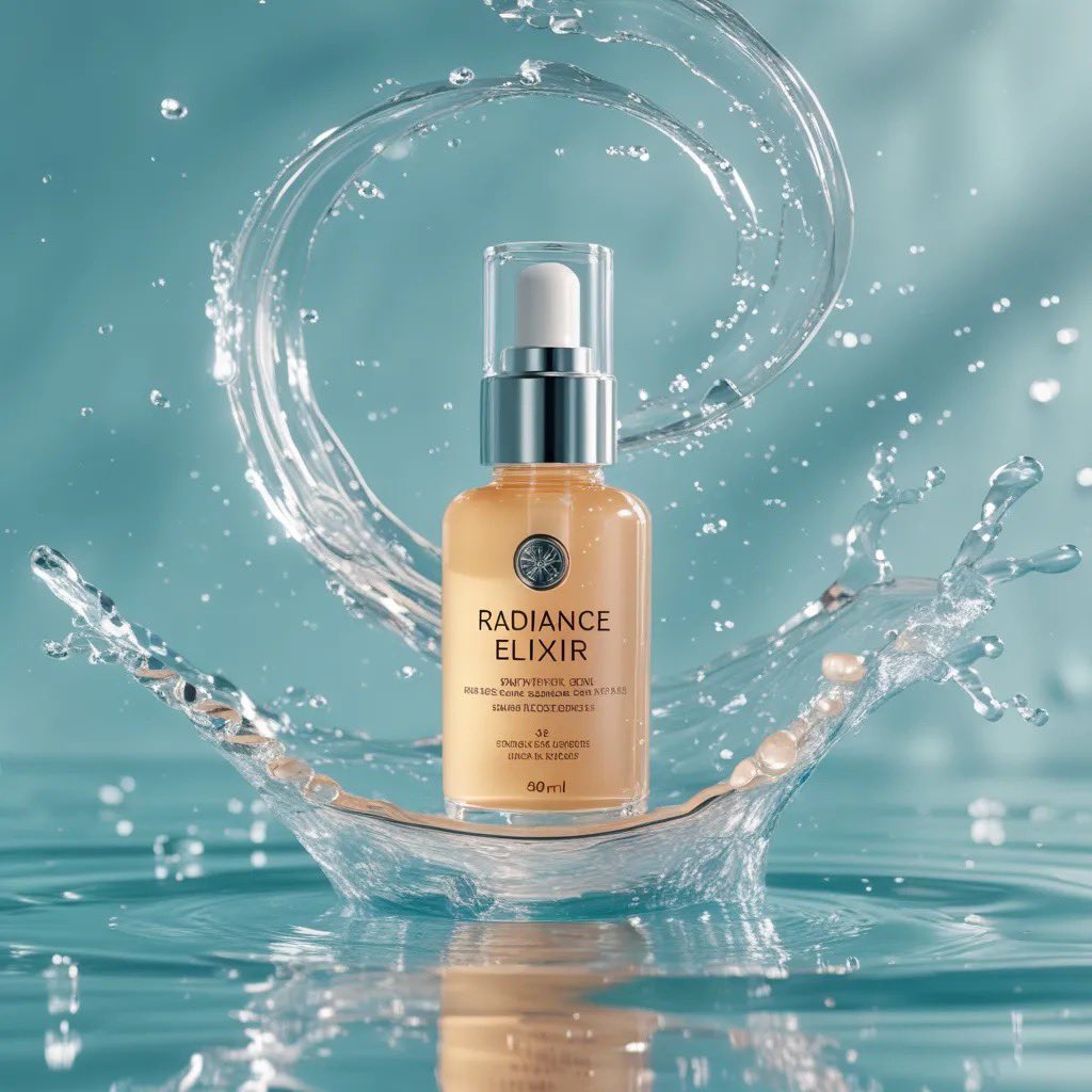 Luxury skincare commercial, ultra premium aesthetic. Use the...